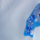 A meltwater pond photographed on an Alaskan glacier in 2014.
